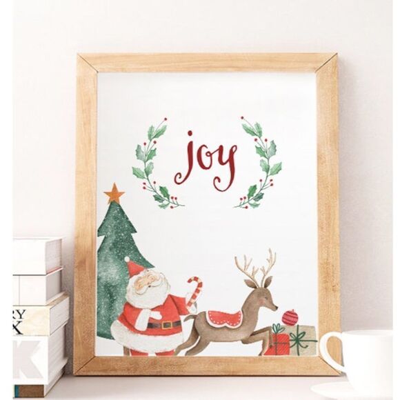 Christmas JOY Print  8x10 - Picture 1 of 3